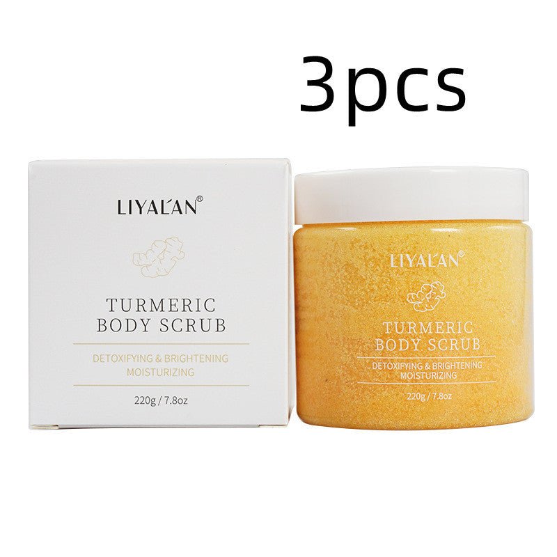 Turmeric Facial Scrub 220g ā Exfoliating & Softening Body and Face Scrub for Radiant, Smooth Skin - Beauty Belliss